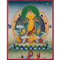 Ksitigarbha Thangka – Guardian of Compassion and Wisdom | Handmade Tibetan Art-B05986