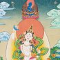 Hand-Made Machig Labdron Thangka &acirc;�� Embodiment of Wisdom and Compassion-A65069