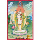 Hand-Made Machig Labdron Thangka – Embodiment of Wisdom and Compassion-A65069