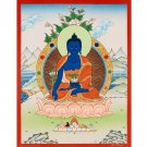 Handpainted Medicine Buddha Thangka Painting | Authentic | Wall-Decor Thangka-B09078