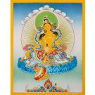 Yellow Tara Thangka – Tibetan Goddess of Prosperity, Protection, and Abundance-B05511 Yellow Tara Thangka – Tibetan Goddess of Prosperity, Protection, and Abundance-B05511