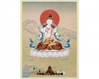 Dorje Sempa Thangka: Protector of Truth and Compassion | Wall-Decor Art-B12543