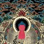 Hand-Painted Amitabha Buddha: Guardian of Pure Land | Wall-Decor | Original-A90766