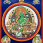 Handmade Green Tara: The Compassionate Protector | Authentic | Wall-Decor-A65493