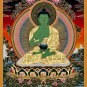 Original Amogasiddhi Thangka: Conqueror of Negativity | Hand-Made Thangka-A73780