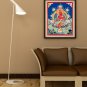 Hand-Made Red Tara Thangka &acirc;�� Love and Compassion | Wall-Decor | Original Art-A85552