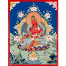 Hand-Made Red Tara Thangka – Love and Compassion | Wall-Decor | Original Art-A85552 Hand-Made Red Tara Thangka – Love and Compassion | Wall-Decor | Original Art-A85552