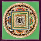 Ethereal Mantra Mandala Thangka: Art for Meditation & Mindfulness - A91078