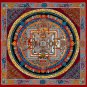 Kalachakra Mandala with Gold Accents â Rare Artwork for Mindful Living -B03597