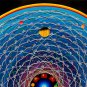 Cosmos Mandala Starlit Realms: Unique Thangka for Sacred Spaces | Original-B11646
