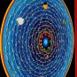 Cosmos Mandala Starlit Realms: Unique Thangka for Sacred Spaces | Original-B11646