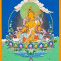 Tibetan Ksitigarbha Thangka â Divine Guidance | Hand-Made Art | Authentic-A90013