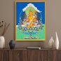 Tibetan Ksitigarbha Thangka &acirc;�� Divine Guidance | Hand-Made Art | Authentic-A90013