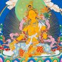 Tibetan Ksitigarbha Thangka â Divine Guidance | Hand-Made Art | Authentic-A90013