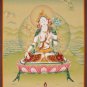 Original Authentic White Tara Thangka: Divine Grace | Hand-Made | Wall -Decor-A85702
