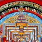 Eternal Time Cycle: Kalachakra Mandala Painting | Hand-Made | Authentic -A79426