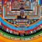 24K Kalachakra Mandala Handcrafted thangka painting-B02079