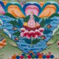 Guru Rinpoche Thangka Painting, Handcrafted Tibetan Spiritual Art-A82289