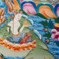 Guru Rinpoche Thangka Painting, Handcrafted Tibetan Spiritual Art-A82289