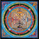 Kalachakra Mandala Handcrafted Thangka Painting -B02078