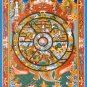 24K Wheel of Life Thangka &acirc;�� A Visual Guide to the Four Truths-A72830