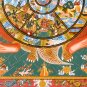 24K Wheel of Life Thangka &acirc;�� A Visual Guide to the Four Truths-A72830