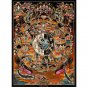 24K Handcrafted Wheel of Life Thangka – Authentic Symbol of Samsara and Liberation-A73033