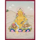 24K Gold Buddhist Zambala Thangka | God of Wealth-A88087