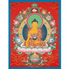 Enlightened Serenity: The Shakyamuni Buddha Thangka Masterpiece -A86246 Enlightened Serenity: The Shakyamuni Buddha Thangka Masterpiece -A86246