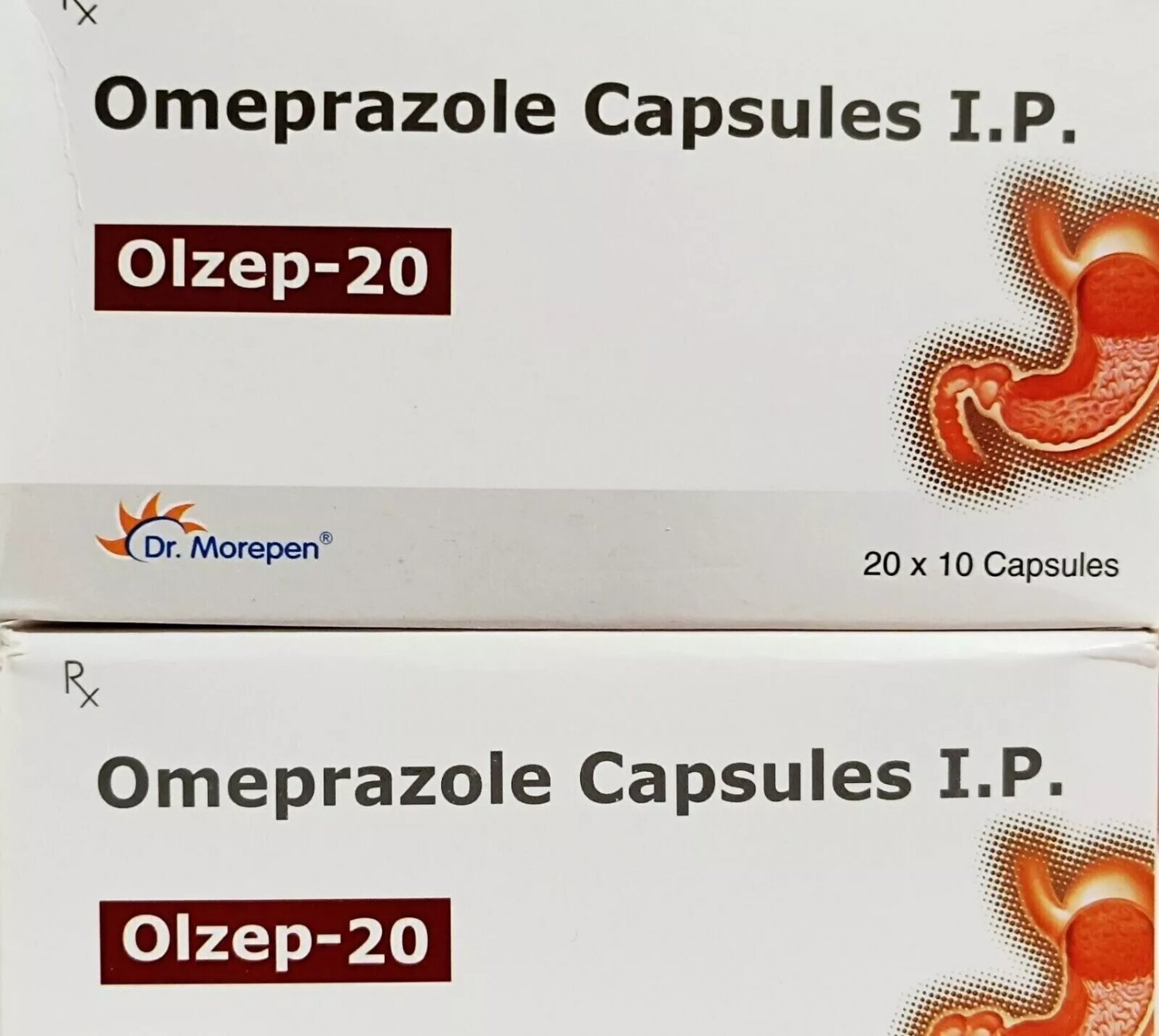 Omep 2 box total 400 Cap Dr MOREPEN long EXP 2026 zep