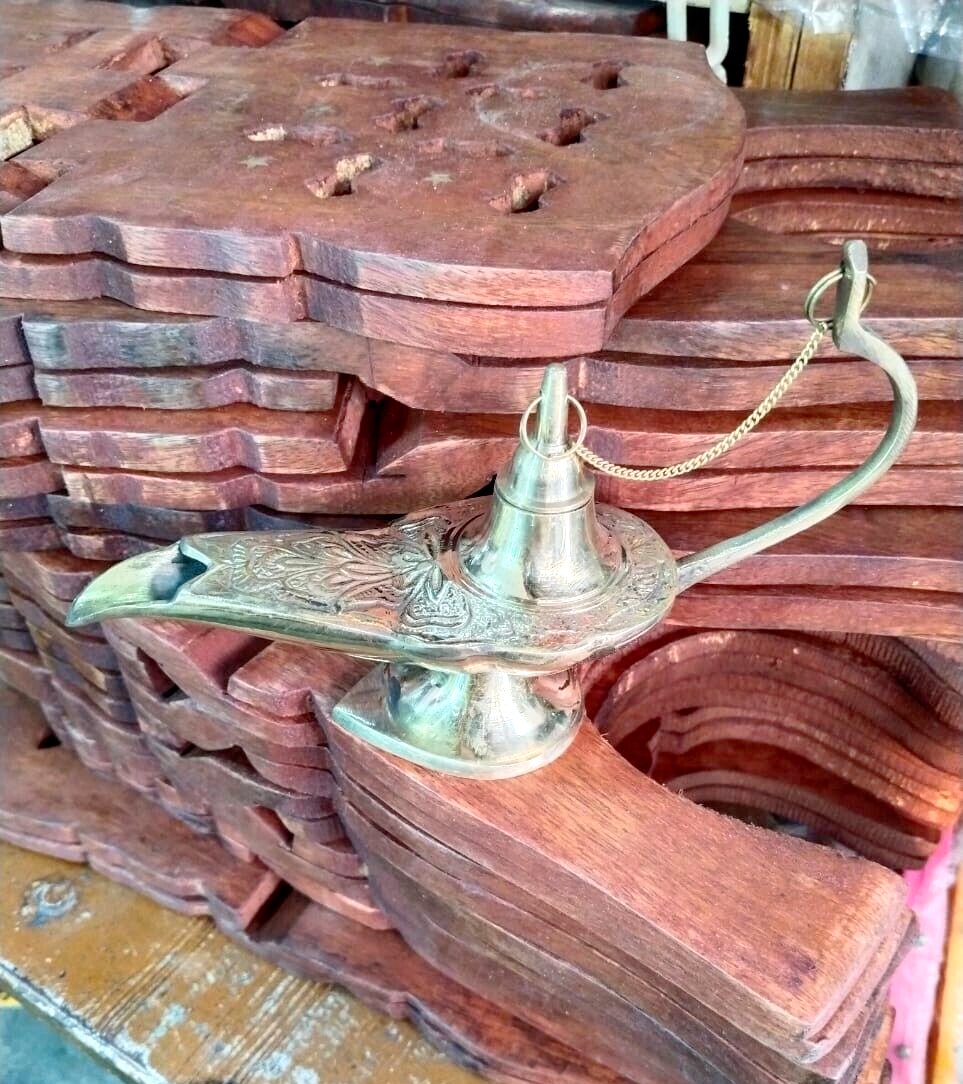 LUCK ATTRACTING BLESSED Genie Lamp Talisman - Happiness Wealth Love Wishes