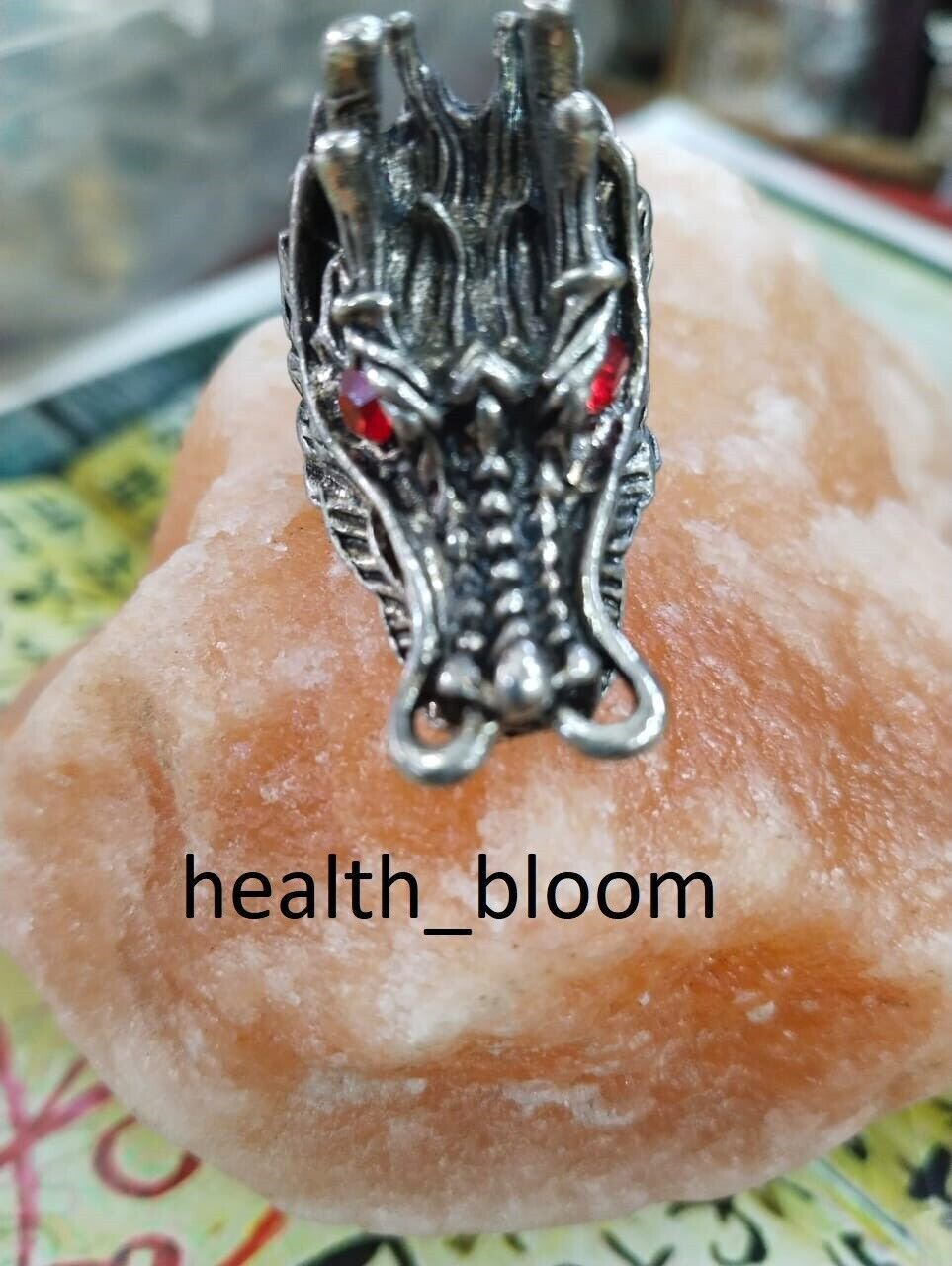 ILluminati Baphomet Infernl Vortex Ring Kamkha Control Lust Money Power Fame
