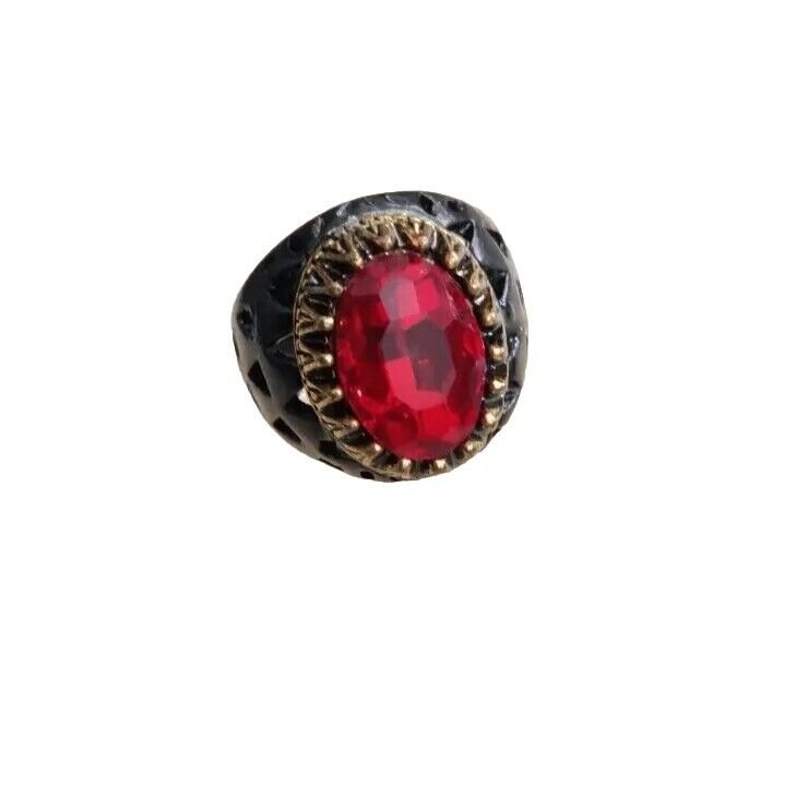 Occltt Rapid Money Luck Attracting Stone Ring 7777 Wealth Lottery Success NR | M