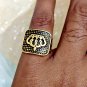 God Of Wealth Magic Become Rich Attract Money Handmade Pagan Ring RARE