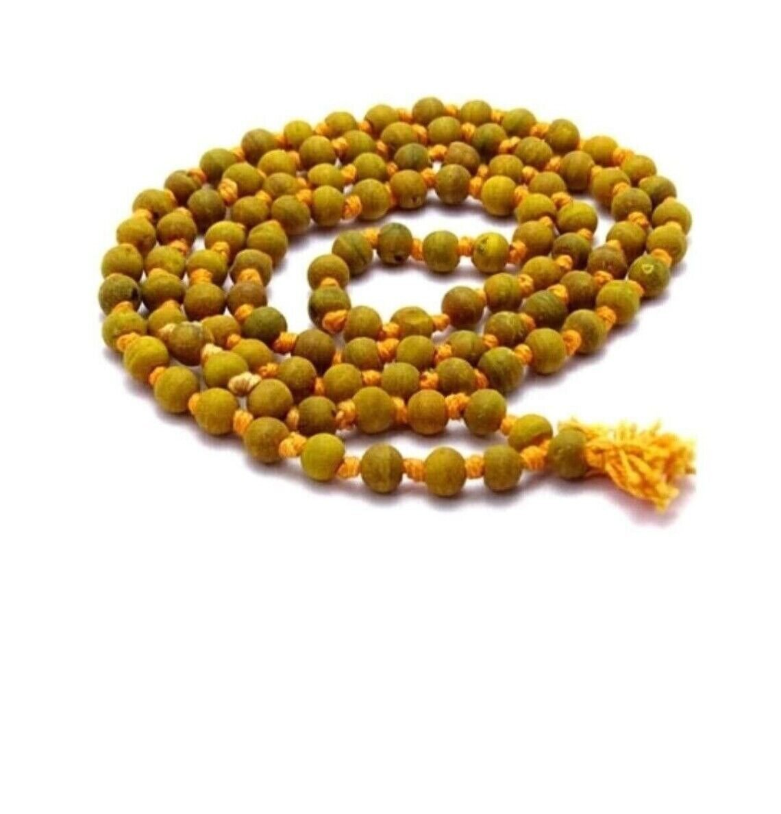 Blessed Natural Handmade Turmeric Haldi Jaap Mala Chanting Mala For Pooja