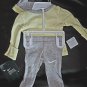 NIKE Infant Preemie Top Footed Pants Beenie Hat Yellow Gray Boy Girl 3Pc NWT