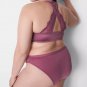 Lane Bryant CACIQUE Silky No Show FRENCH CUT Brief Panty MAUVE PINK Plus 18/20