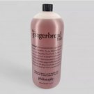 PHILOSOPHY The Gingerbread Man Shampoo Shower Gel Bubble Bath 64oz 1925ml NEW