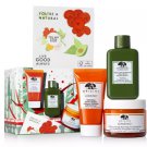 Origins Glow & Believe GinZing & Mega-Mushroom Hydrating Glow Kit Trio 1.7oz NIB