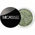MICA BEAUTY Mineral Eye Shadow Glitter MOSS 58 Green Metallic Full Size 2.5g NeW