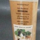 Bath & Body Works WARM VANILLA SUGAR Bacterial Moisturizing Hand Lotion 2oz