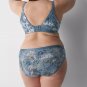 Lane Bryant CACIQUE Silky EXTRA Soft HIPSTER Panty Blue FLORAL Plus Size 26/28