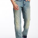 PRPS QUOKKA Blue JEANS DISTRESSED Barracuda E75P75X Straight Leg Size 32 L33 NWT