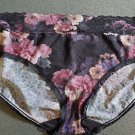 Lane Bryant CACIQUE Stretch Lace Hipster Panties Black FLORAL PLUS 26/28 4X NeW