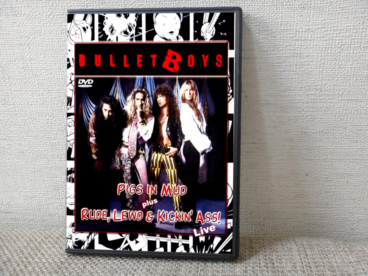 BULLET BOYS Pigs In The Mud Videos + Rude Lews & Kicking&acirc;�� Ass!! Live In USA DVD