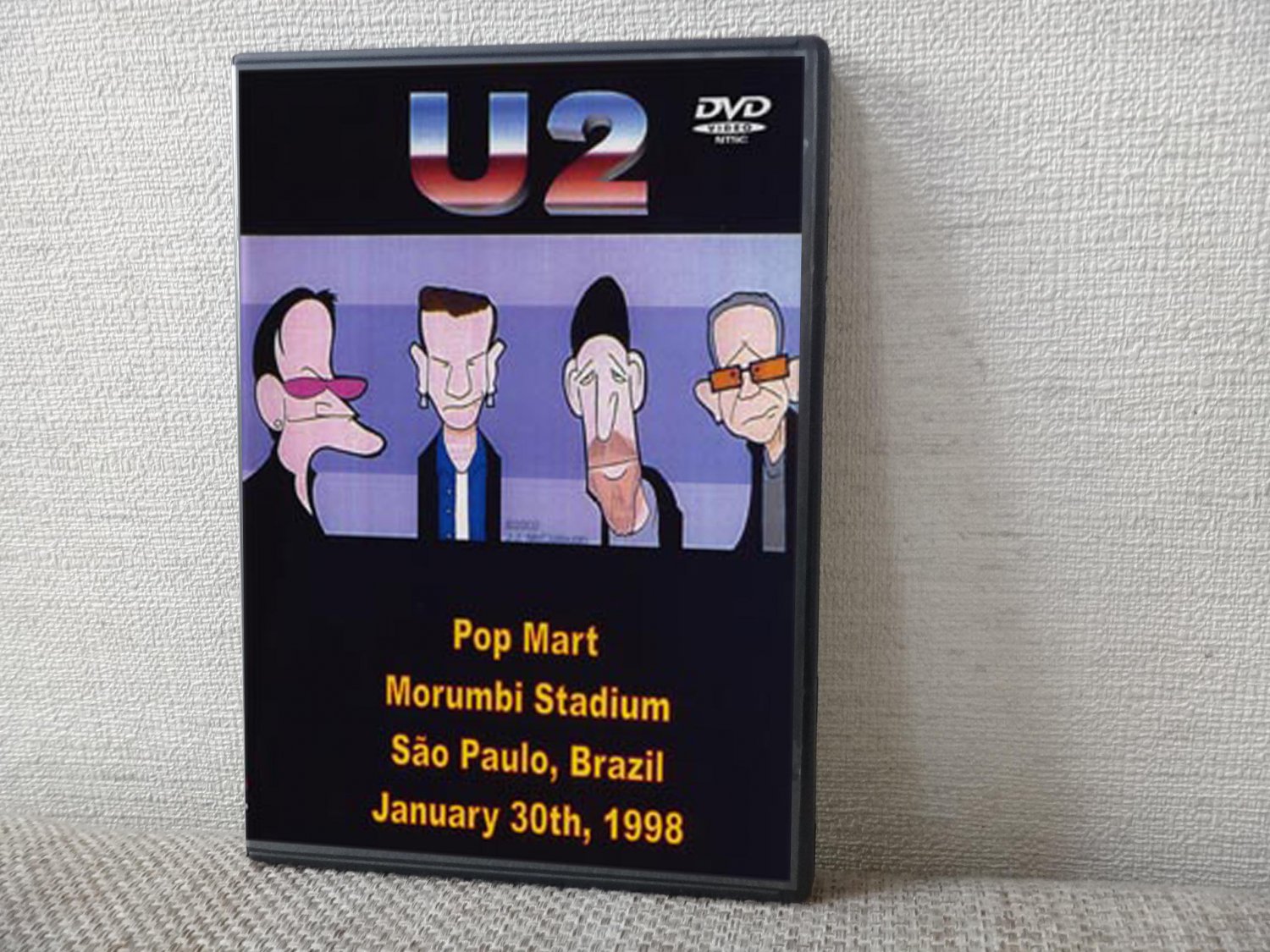 U2 POP MART MORUMBI STADIUM SAO PAULO,BRAZIL JANUARY 30th,1998 DVDn