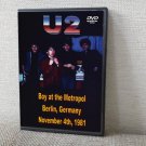 U2 BOY AT THE METROPOL BERLIN,GERMANY NOVEMBER 4th,1981 DVD