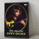 RANDY RHOADS 20TH MEMORIAL DVD