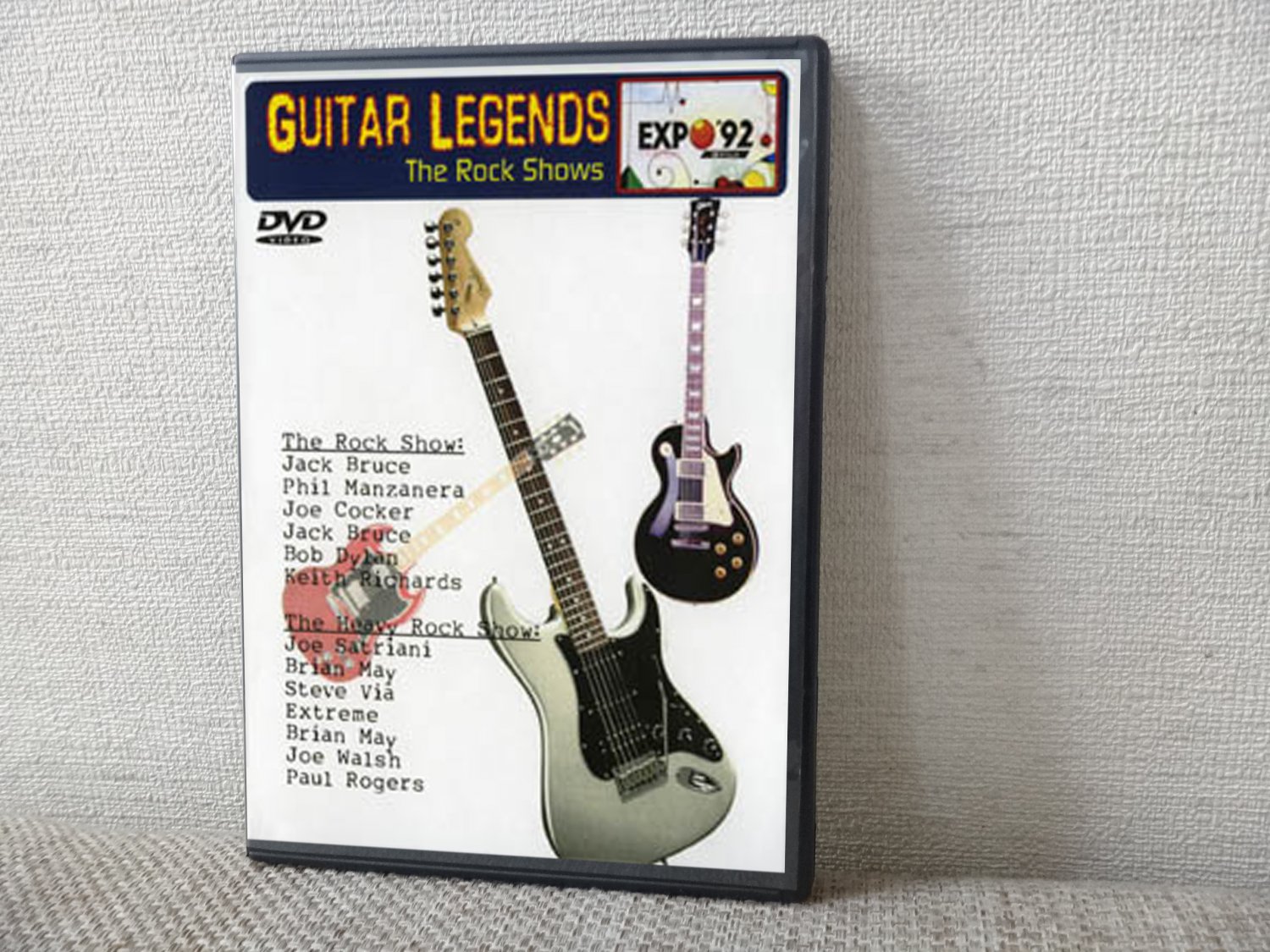 GUITAR LEGENDS THE ROCK SHOW DVD