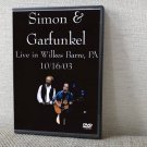 Simon & Garfunkel live in Wilkes Barre PA 10.16.03 DVD
